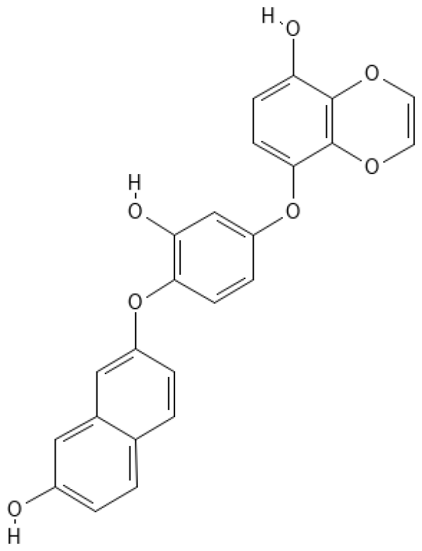Structure image - 8-{3-hydroxy-4-[(7-hydroxynaphthalen-2-yl)oxy]phenoxy}-1,4-benzodioxin-5-ol