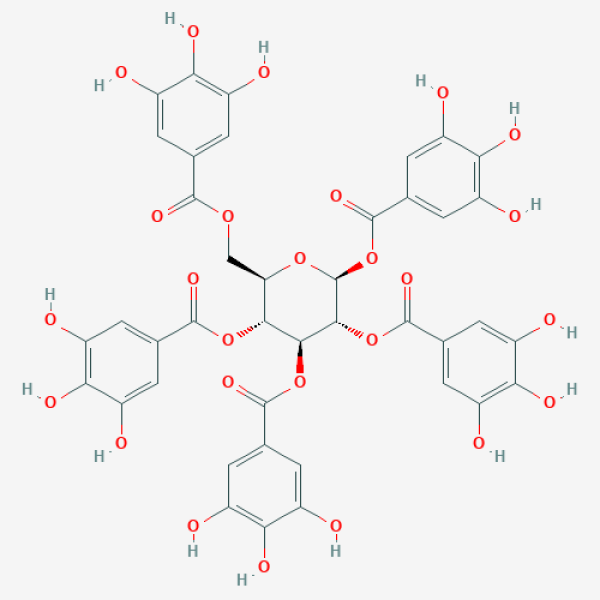 Structure image - Pentagalloylglucose