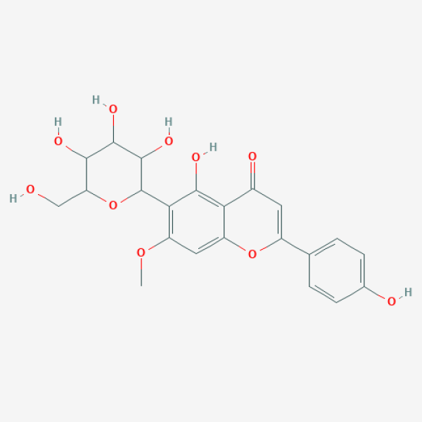 Structure image - 6-beta-D-Glucopyranosyl-4',5-dihydroxy-7-methoxyflavone