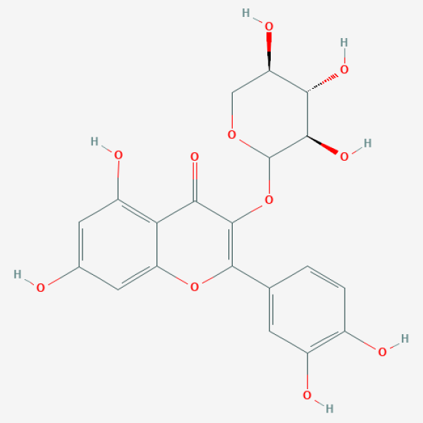 Structure image - Quercetin-3-D-xyloside