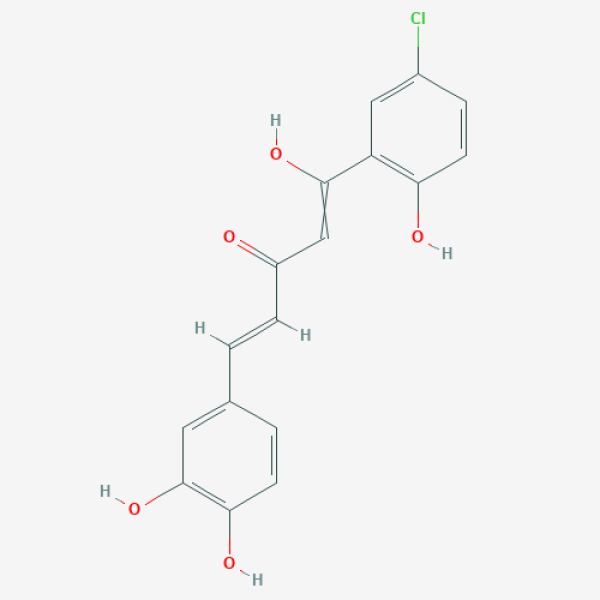 Structure image - 1-(5-Chloro-2-hydroxyphenyl)-3-hydroxy-5-(3,4-dihydroxyphenyl)-2,4-pentadiene-1-one