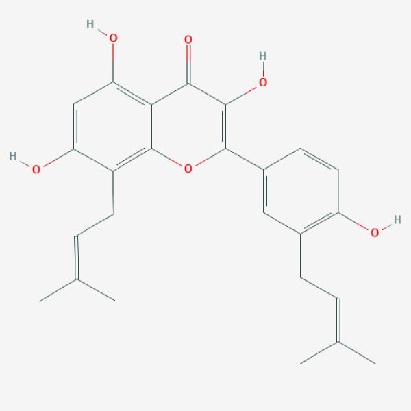 Structure image - Broussoflavonol F