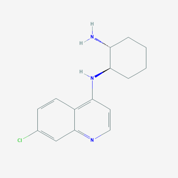 Structure image - (1R,2R)-2-N-(7-Chloroquinolin-4-yl)cyclohexane-1,2-diamine
