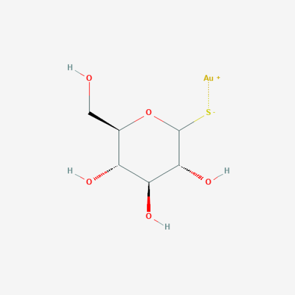 Structure image - Aurothioglucose
