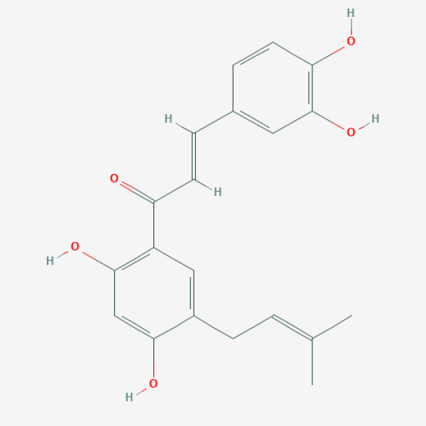 Structure image - Broussochalcone A