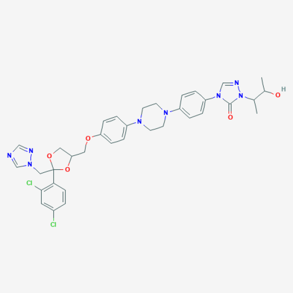 Structure image - Hydroxyitraconazole