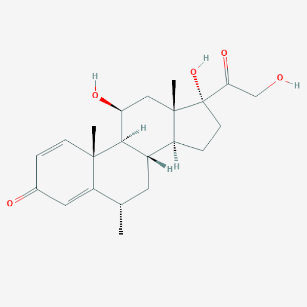 Structure image - Methylprednisolone