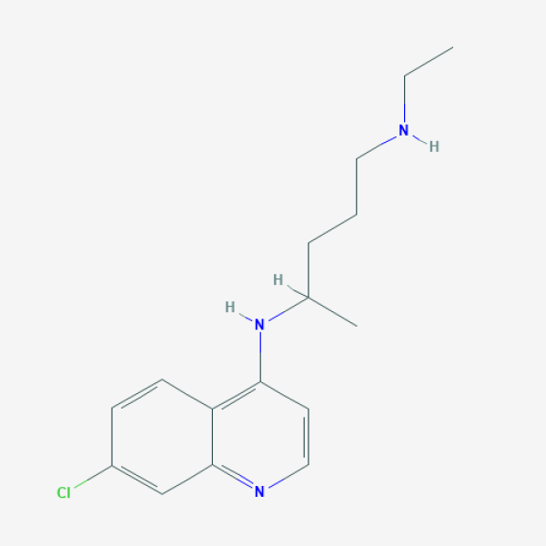 Structure image - Desethylchloroquine