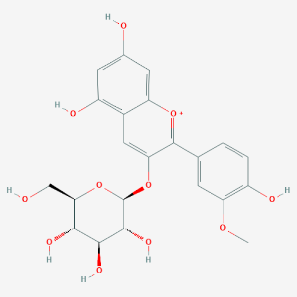 Structure image - Peonidin 3-O-glucoside