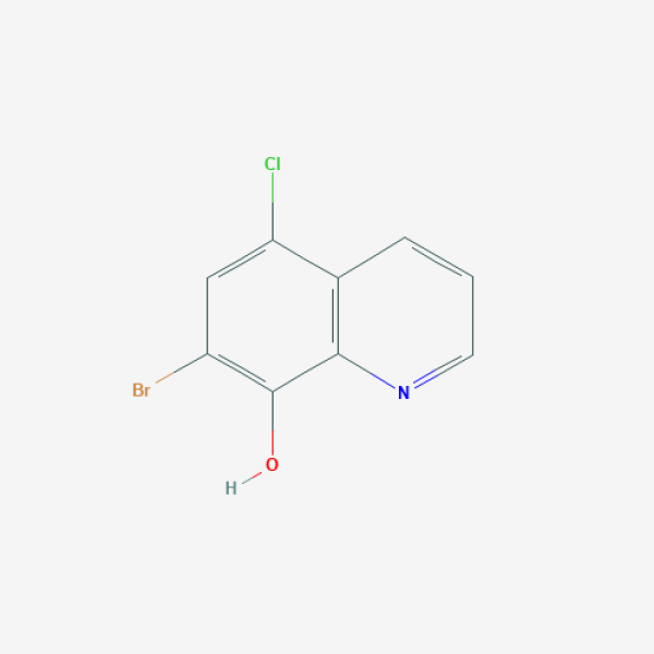 Structure image - 7-bromo-5-chloro-8-hydroxyquinoline
