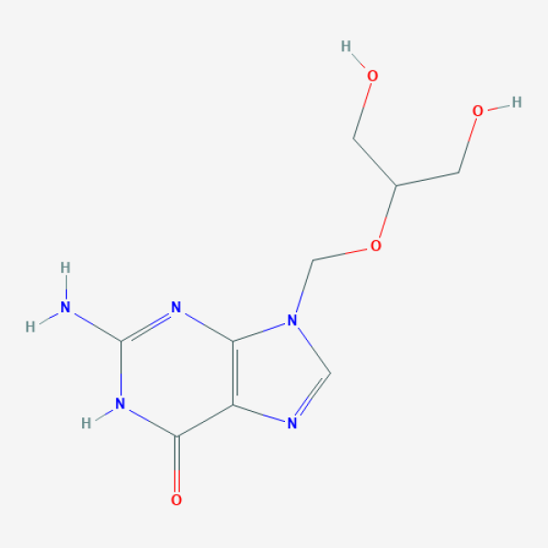 Structure image - Ganciclovir
