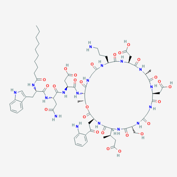 Structure image - Daptomycin