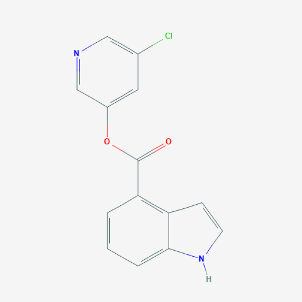Structure image - (5-Chloropyridin-3-yl) 1H-indole-4-carboxylate