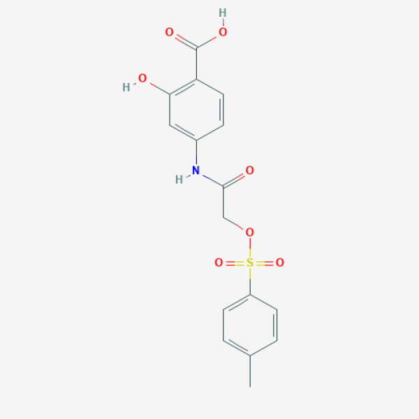Structure image - 2-Hydroxy-4-(2-(tosyloxy)acetamido)benzoic acid
