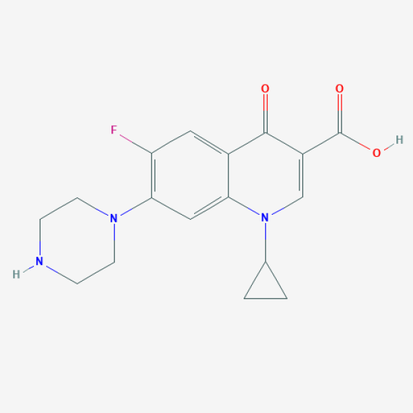 Structure image - Ciprofloxacin