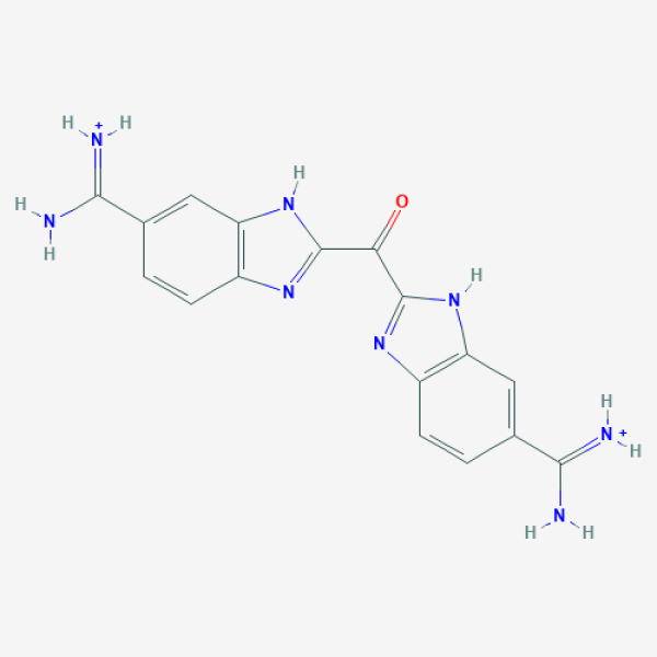 Structure image - Bis(5-amidino-2-benzimidazolyl)methane ketone