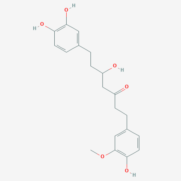 Structure image - 1-(3-Methoxy-4-hydroxyphenyl)-5-hydroxy-7-(3,4-dihydroxyphenyl)-3-heptanone