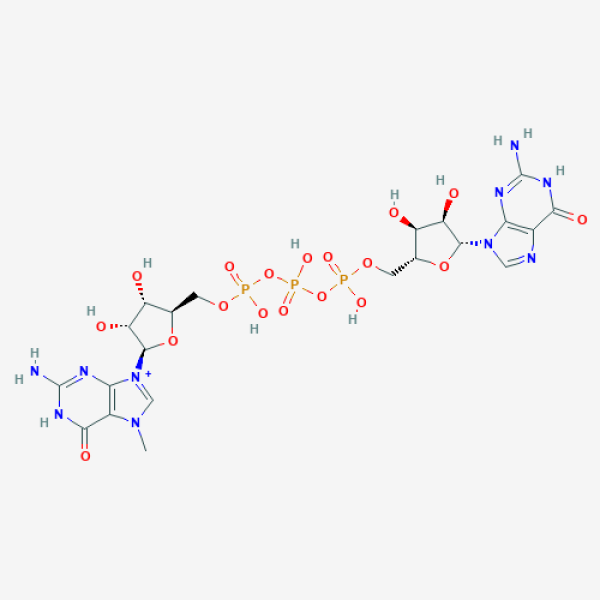 Structure image - 7-methyl-guanosine-5′-triphosphate-5′-guanosine