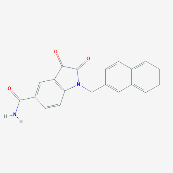 Structure image - 1-(2-Naphthylmethyl)-2,3-dioxo-indoline-5-carboxamide